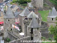 Fougeres Castle in Brittany France