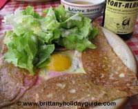 Buckwheat pancakes from Brittany France